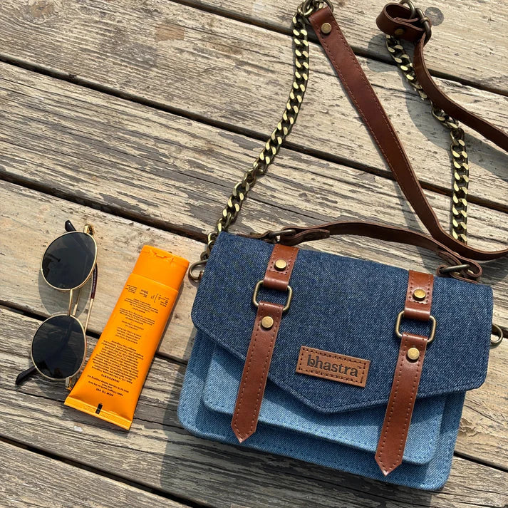 Deep Denim Trail Sling Bag