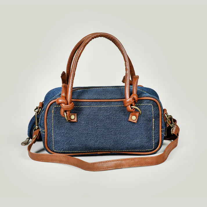 Deep Denim Drift Crossbody Bag